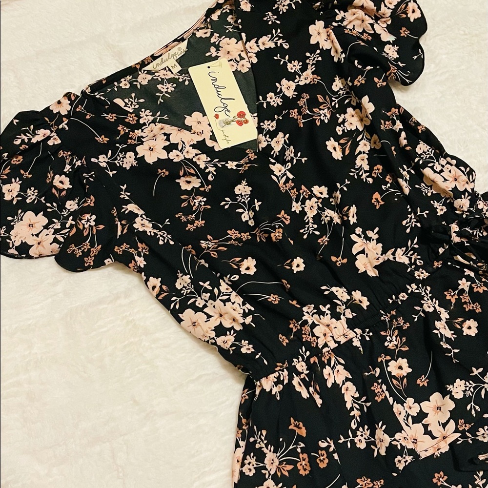 New Indulge top medium floral